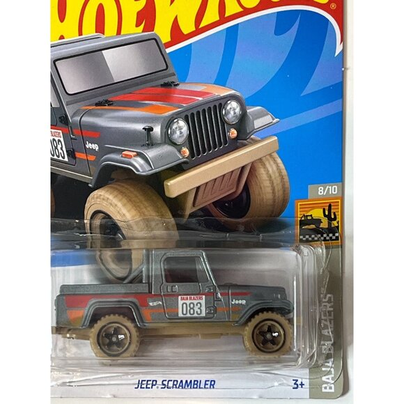 Hot Wheels Jeep Scrambler HW Baja Blazers 2024 233/250 Off-Road Truck - Picture 3 of 7